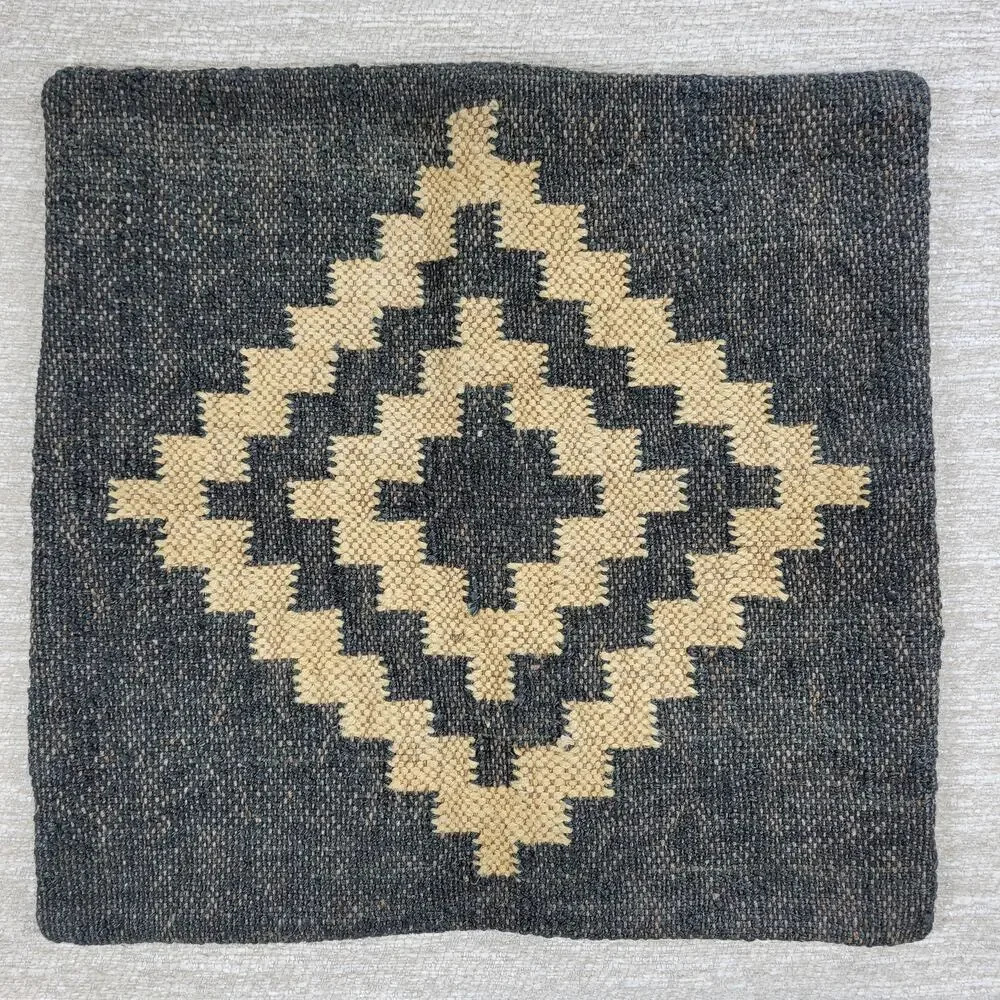 Vintage Raw Wool Pillow Cover 17